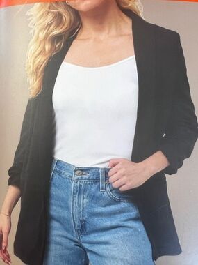 NWT Black Blazer Summer Weight - Dakota Blue XXL